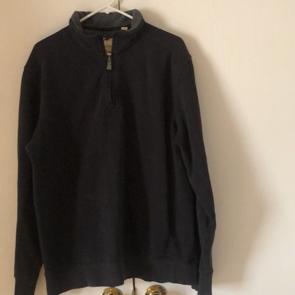 Men’s G.H. bass & co. Sherpa lined Pull over half zip long sleeve shirt - Picture 1 of 10